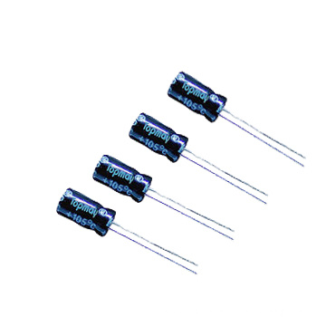 Miniature Size 7mm Aluminum Electrolytic Capacitor 85c